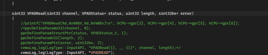 VPADRead signature